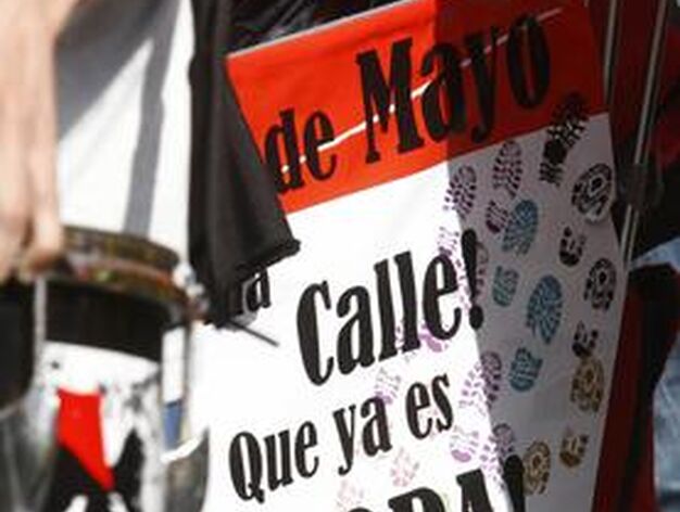 Uno de los lemas mostrados en la manifestaci&oacute;n.

Foto: B. Vargas