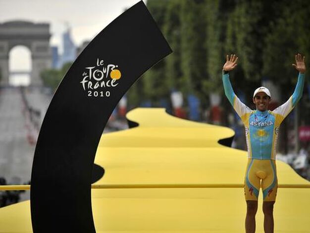 Contador, rey de los Campos El&iacute;seos.

Foto: EFE/ AFP/ Reuters