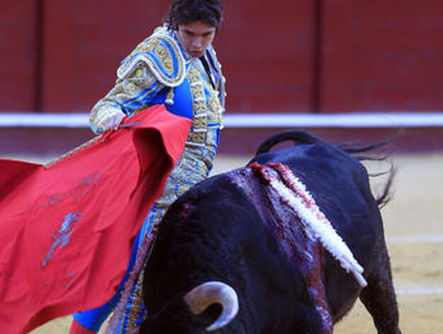 Sebasti&aacute;n Castella durante la corrida de toros en La Malagueta.

Foto: Sergio Camacho