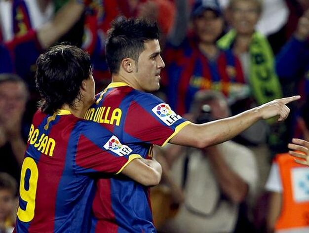 El Barcelona gana por la m&iacute;nima su primer partido sin Leo Messi. / EFE