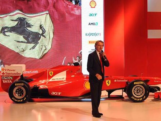 El presidente de Ferrari durante la presentaci&oacute;n.

Foto: AFP Photo/ Reuters/ EFE