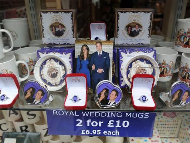 El Reino Unido se prepara para la boda del pr&iacute;ncipe Guillermo y Kate Middleton.

Foto: AFP Photo