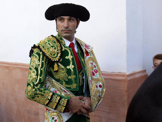 Javier Conde, dispuesto al paseillo. 

Foto: Migue Fernandez