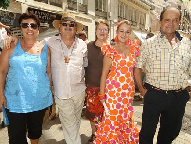 Familia Dom&iacute;nguez Oliva. 

Foto: Punto Press