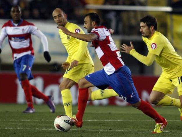 El Granada de Abel encaja su primera derrota al caer contra el Villarreal (3-1). / LOF