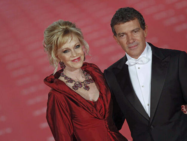 Melanie Griffith junto a su marido Antonio Banderas.

Foto: EFE