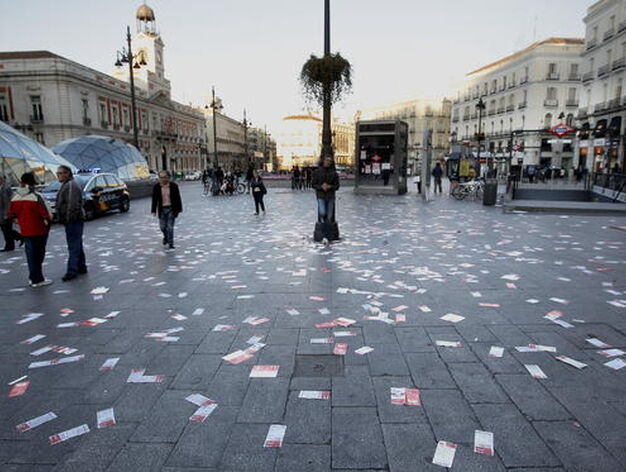 Jornada de la huelga general en Madrid.

Foto: EFE