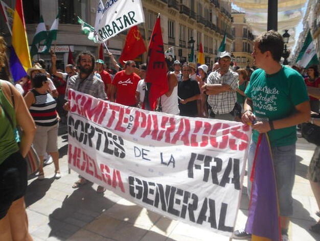 Las im&aacute;genes de la 'marcha obrera' del SAT 

Foto: Tamara Harillo / Celina Clavijo