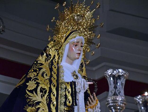 Muchos cofrades consideraron 	temerario que La Soledad procesionara

Foto: Manuel Aranda&middot; Manu Garcia