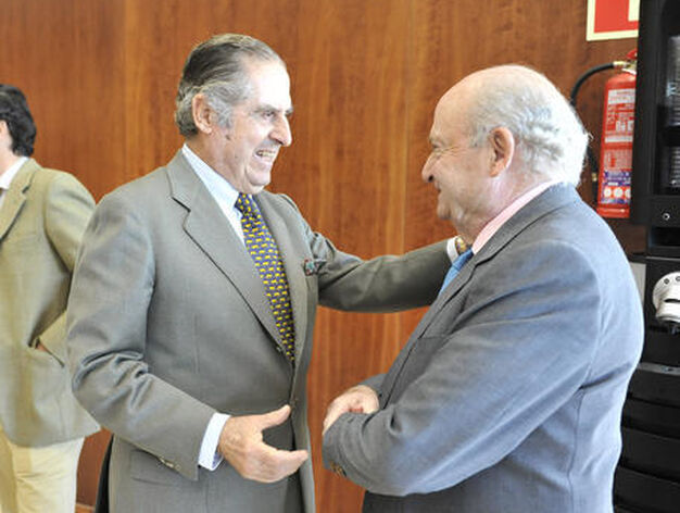 Los empresarios Jaime de Parias y El&iacute;as Hern&aacute;ndez Barrera.

Foto: Bel&eacute;n Vargas/ Juan Carlos V&aacute;zquez