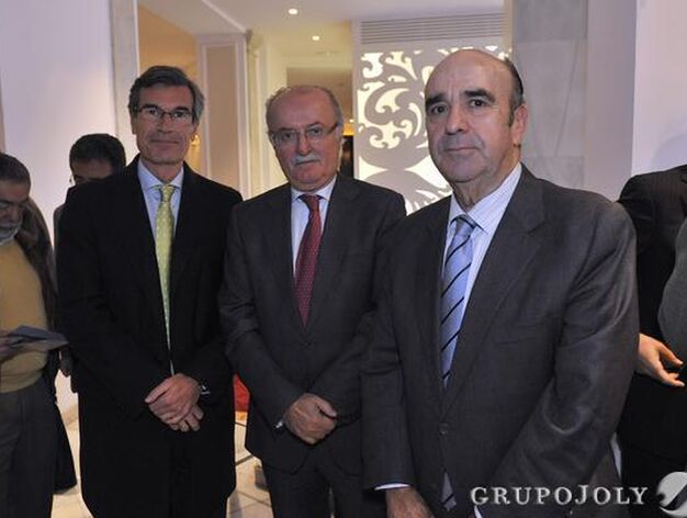 Juan Manuel Gonz&aacute;lez, Miguel &Aacute;ngel Luque y Francisco Campos.

Foto: Juan Carlos V&aacute;zquez