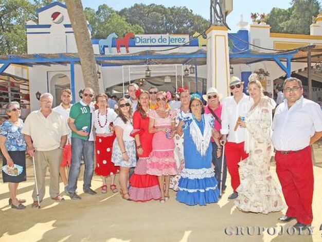 Miembros de la Asociaci&oacute;n de Parkinson Jerez.

Foto: Vanesa Lobo