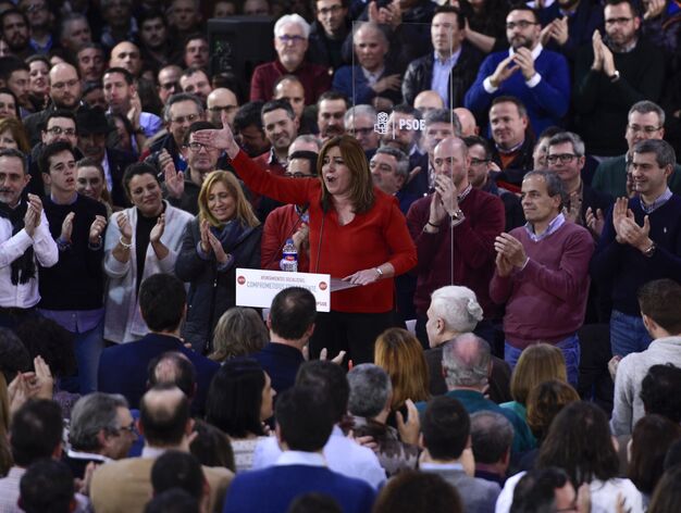 El acto de Susana D&iacute;az con los alcaldes socialistas en Madrid