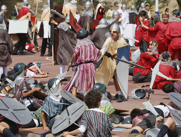La Batalla de las Navas de Tolosa escenificada por los alumnos de El Romeral