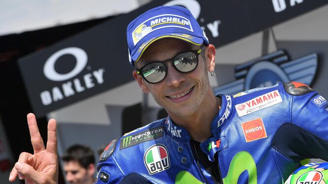 Rossi, en el pasado Gran premio de Italia