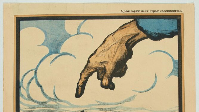 'Larga vida al 1º de Mayo, fiesta del proletariado', de Iván Simakov, 1921.