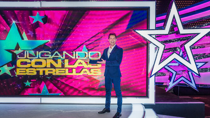 Jaime Cantizano en su anterior programa, 'Jugando con las estrellas'.