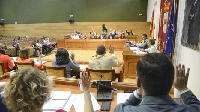 Imagen del pleno celebrado ayer en Torremolinos.