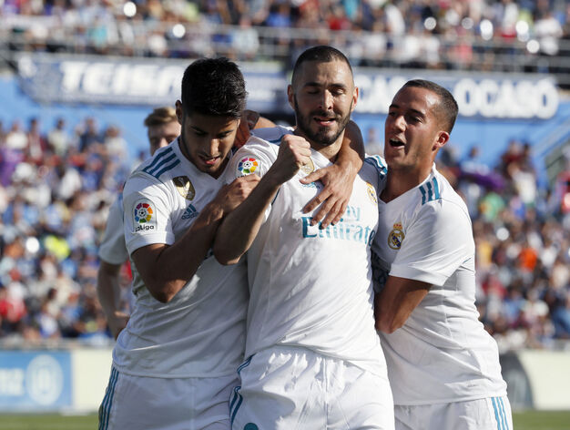El Getafe-Real Madrid, en im&aacute;genes