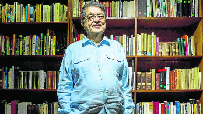 El escritor nicaragüense Sergio Ramírez, fotografiado ayer en su residencia en Managua.