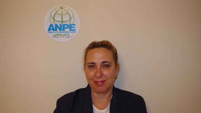 María del Amo, presidenta provincial del sindicato ANPE.
