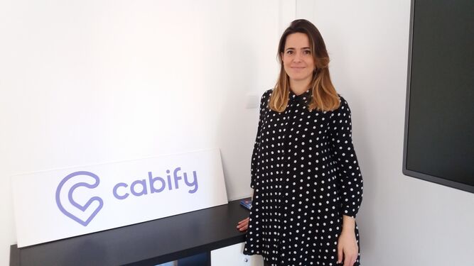 Marta Campos, en la sede de Cabify.