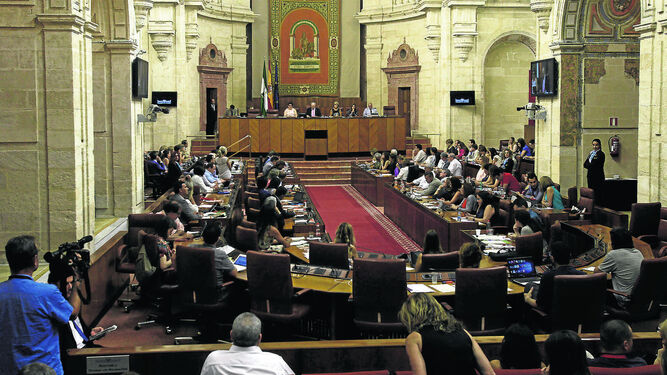 Pleno en el Parlamento durante la presente legislatura.