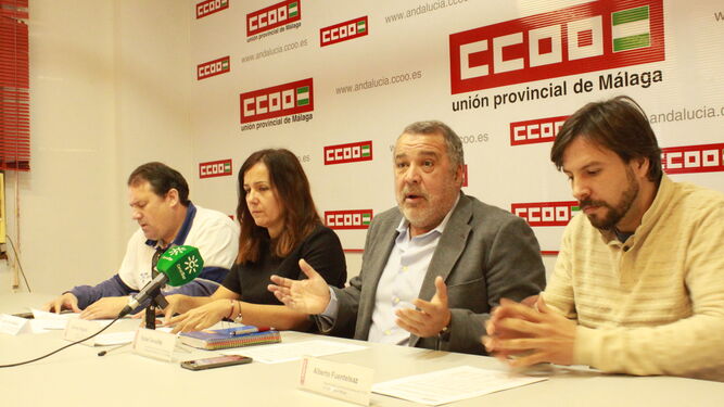 Juan Carlos Navas, Dolores Segado, Rafael González y Alberto Fuentelsaz.
