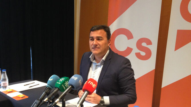 El parlamentario andaluz y portavoz del partido 'naranja' en Málaga, Carlos Hernández White.