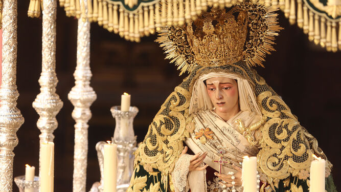 La Virgen de las Penas, el pasado Martes Santo.
