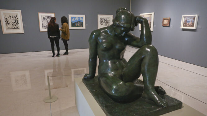 'Mediterráneo' (1905), la escultura de Aristide Maillol que preside una de las salas de la exposición.