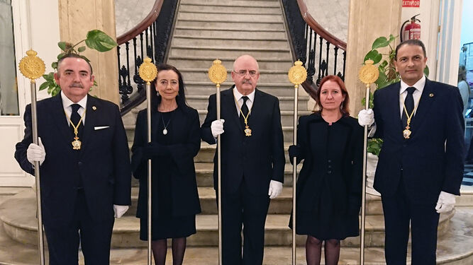 Manuel Pérez, Bárbara Díaz, Aurelio Gurrea Chalé, Eugenia Cruces y Javier Pena.