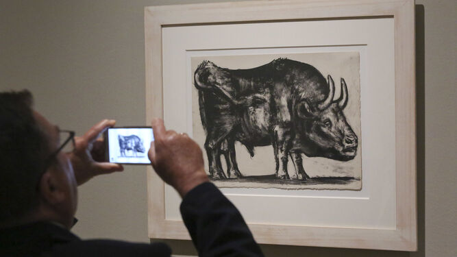 Una de las obras que forman parte de  'El bestiario de Picasso'.