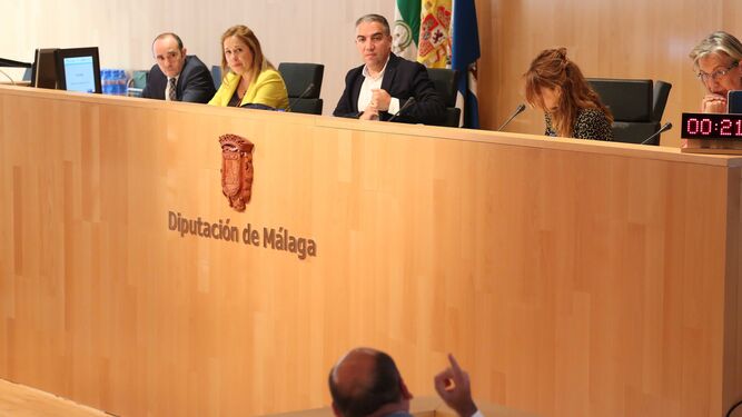 Un momento del Pleno de la Diputación Provincial de este martes.