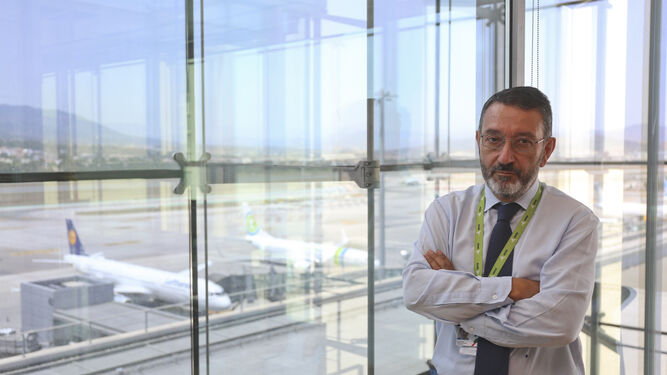 El director del aeropuerto internacional Málaga-Costa del Sol, Salvador Merino.