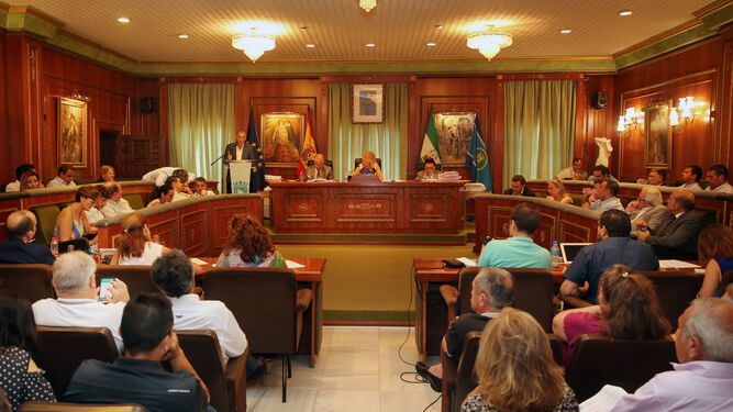 Pleno de julio en el Ayuntamiento de Marbella