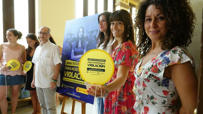 Presentación de la campaña y cartel en el Ayuntamiento de Málaga