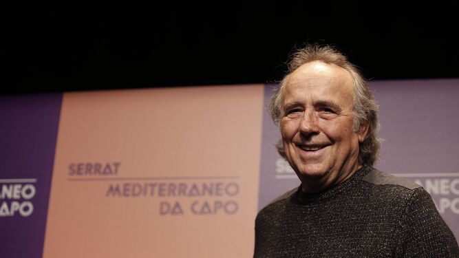 Serrat en la presentación de la gira 'Mediterráneo da capo'.