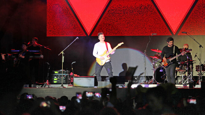 Juanes, sobre el escenario.