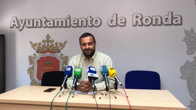 Álvaro Carreño, delegado municipal de Hacienda del Ayuntamiento de Ronda.