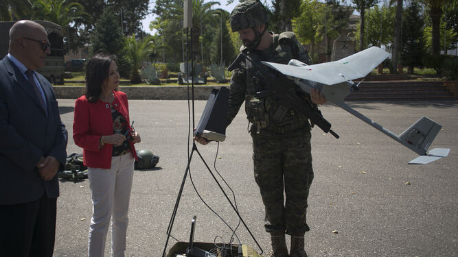 Visita de la ministra de Defensa al acuartelamiento de la Legión en Ronda.