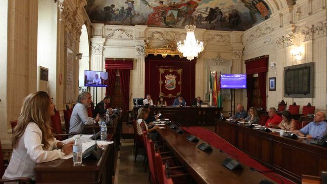Sesión de la comisión de investigación sobre expedientes urbanísticos por el caso Villas del Arenal.