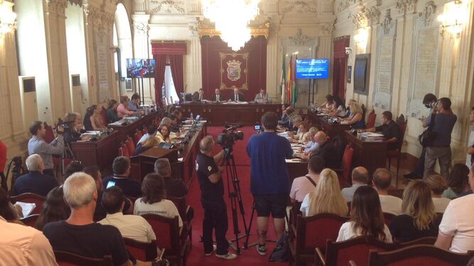 Pleno ordinario del Ayuntamiento de Málaga