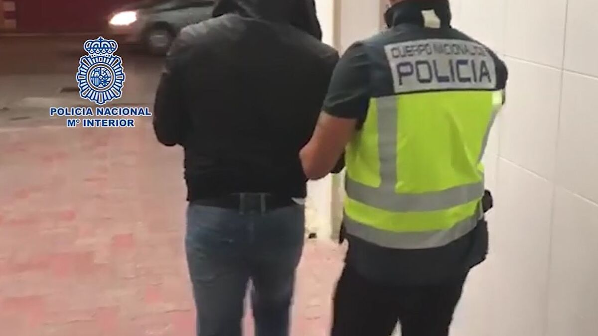 Una captura del vídeo de la detención de Isco Tejón