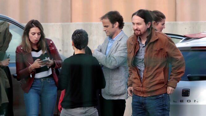 Pablo Iglesias, en la prisión de Lledoners para reunirse con Oriol Junqueras