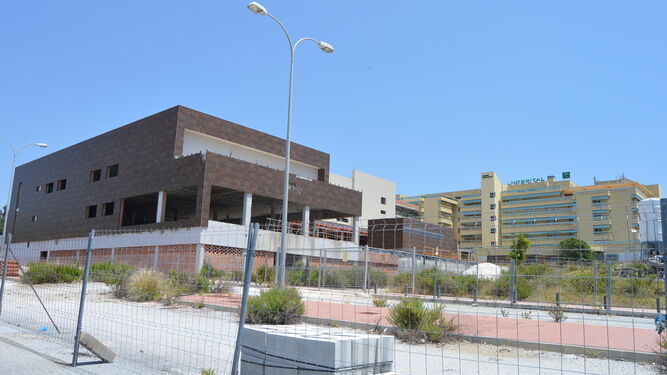 Obras de ampliación del Hospital Costa del Sol.