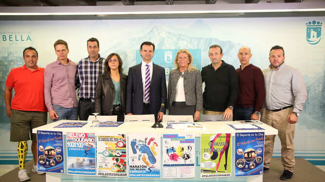 Presentación de las actividades en el Ayuntamiento de Marbella.