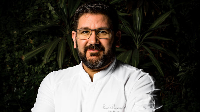 El cocinero marbellí Dani García recibe el premio Malagueños de Hoy 2018.
