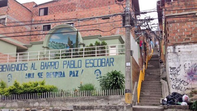 El barrio de Pablo Escobar