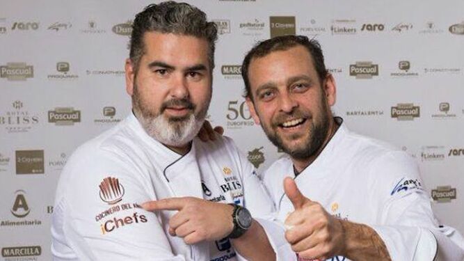Los cocineros Mario Montero y Rubén Dorantes